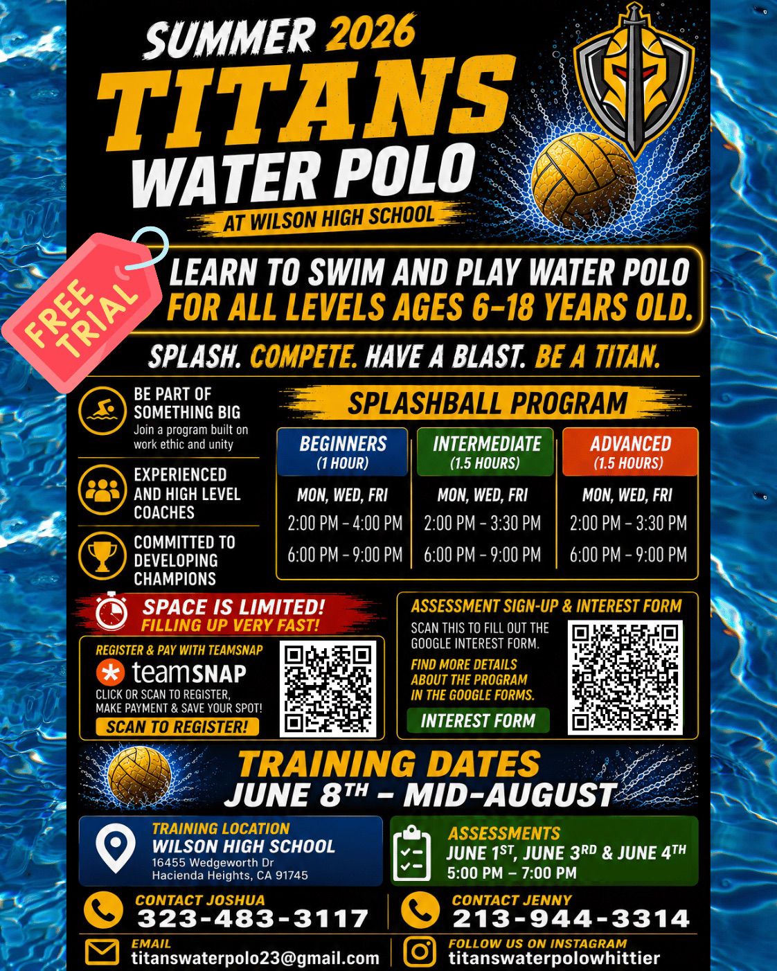 Splashball Wilson HS 2026